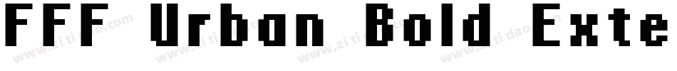 FFF Urban Bold Extended字体转换